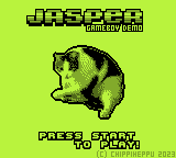 Jasper Gameboy Demo, alkuruutu